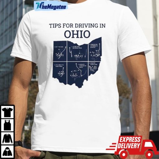 Michigan Tips For Driving Through Ohio Triblend Shirt