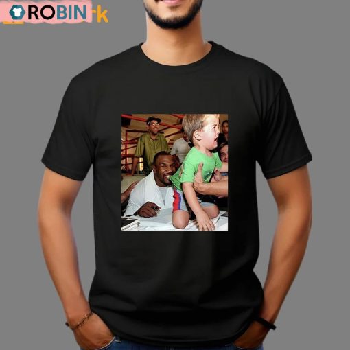 Mike Tyson Biting Kids Unisex Shirt