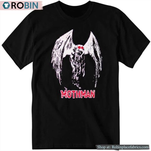 Mothman Black Vintage Shirt