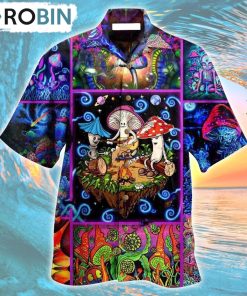 Mushroom Into The Woods I Go To Lose My Mind And Find My Soul Hawaiian Shirt, Gìt for Summer Shirt