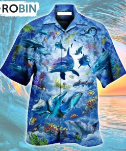 My Lovely Animal Is A Dolphin Hawaiian Shirt, Gìt for Summer Shirt