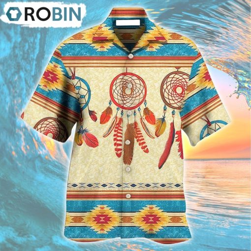 Native Style Love Peace Dreamcatcher Hawaiian Shirt, Gìt for Summer Shirt