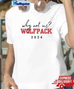 Nc State Wolfpack Why Not Us Wolfpack 2024 Shirt