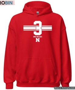 Nebraska Basketball Brice Williams 3 Shirt Nebraska Basketball Brice Williams 3 Shirt
