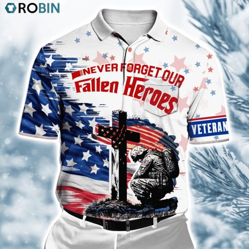 Never Forget Our Fallen Heroes Polo Shirt