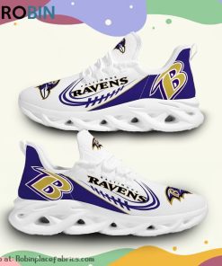 NFL Baltimore Ravens Custom Printed Breathable Shoes, Ravens Shoes
