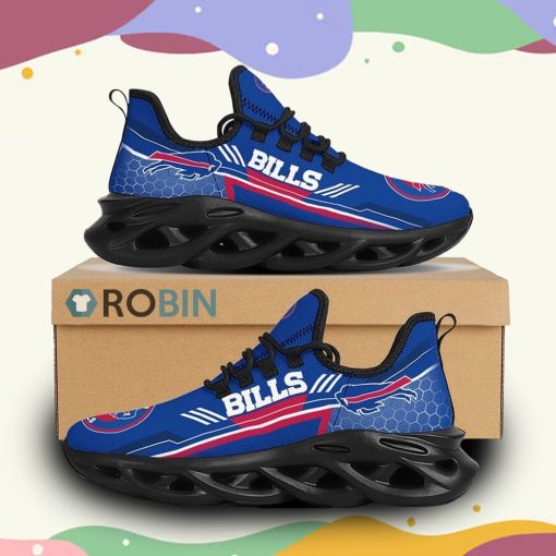 NFL Buffalo Bills Max Soul Shoes Sneakers Sport Shoes, Buffalo Bills Footwear