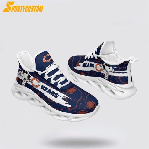 NFL Chicago Bears Max Soul Shoes Snoopy, Bears Unique Gifts