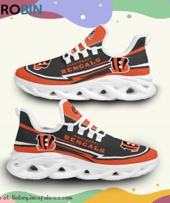 NFL Cincinnati Bengals Max Soul Shoes Sneakers Sport Shoes, Bengals Merchandise