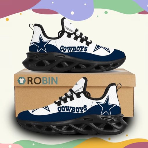 NFL Dallas Cowboys Max Soul Shoes, Dallas Cowboys Unique Gifts