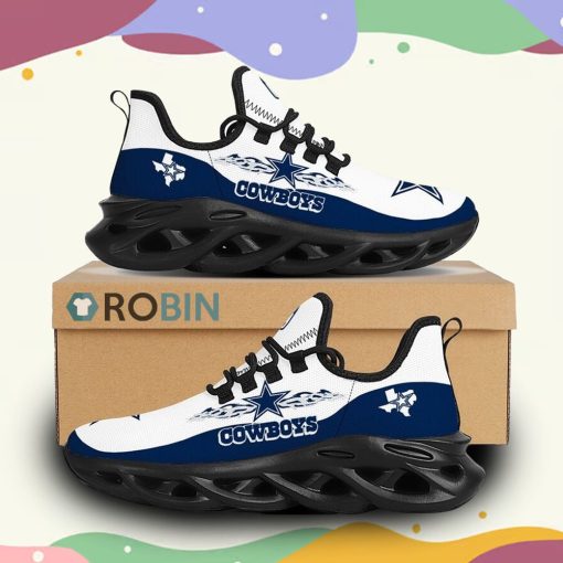 NFL Dallas Cowboys Max Soul Shoes Sneakers, Cowboys Gifts