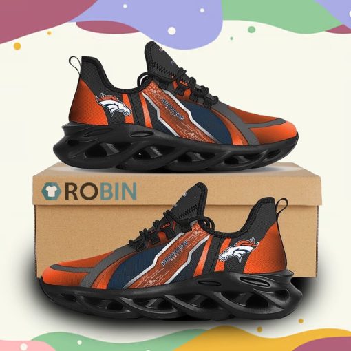 NFL Denver Broncos Max Soul Shoes Sneakers Sport Shoes, Broncos Shoes