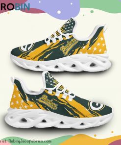 NFL Green Bay Packers Custom Printed Breathable Shoes, Green Bay Packers Shoes
