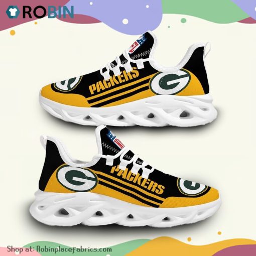 NFL Green Bay Packers Max Soul Shoes, Packers Gifts
