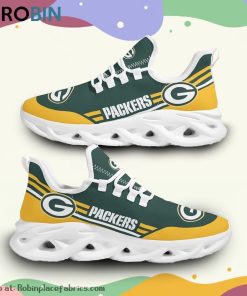 NFL Green Bay Packers Max Soul Shoes Sneakers Sport Shoes, Green Bay Packers Team Gifts