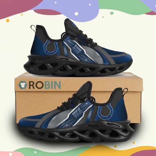 NFL Indianapolis Colts Custom Printed Breathable Shoes, Indianapolis Colts Gifts for Fans