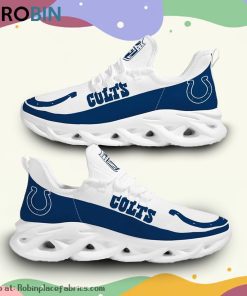 NFL Indianapolis Colts Custom Printed Breathable Sneaker, Colts Fan Gears