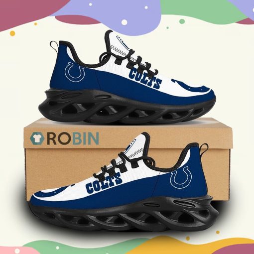 NFL Indianapolis Colts Custom Printed Breathable Sneaker, Colts Fan Gears