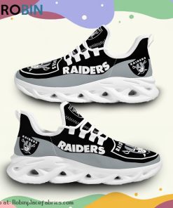 NFL Las Vegas Raiders Custom Printed Breathable Shoes, Las Vegas Raiders Gifts