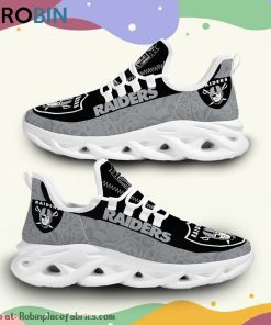NFL Las Vegas Raiders Custom Printed Breathable Sneaker, Raiders Unique Gifts