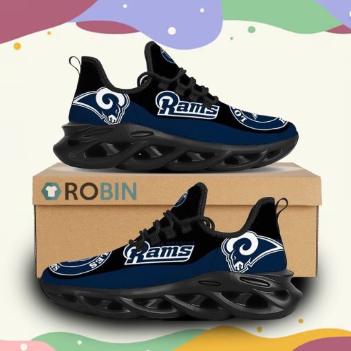 NFL Los Angeles Rams Max Soul Shoes Sneakers Sport Shoes, Los Angeles Rams Gear
