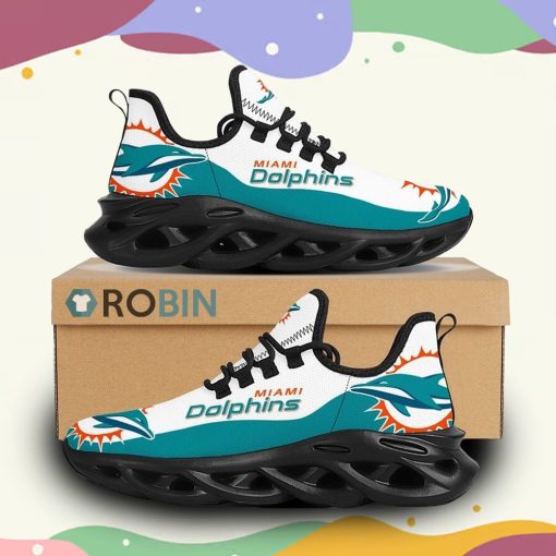 NFL Miami Dolphins Max Soul Shoes Sneaker, Dolphins Merch