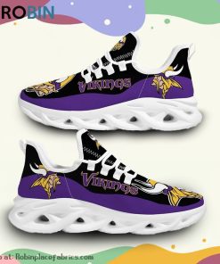 NFL Minnesota Vikings Max Soul Shoes Sneakers Sport Shoes, Minnesota Vikings Footwear NFL Minnesota Vikings Max Soul Shoes Sneakers Sport Shoes, Minnesota Vikings Footwear