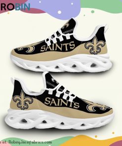 NFL New Orleans Saints Max Soul Shoes, New Orleans Saints Merch NFL New Orleans Saints Max Soul Shoes, New Orleans Saints Merch