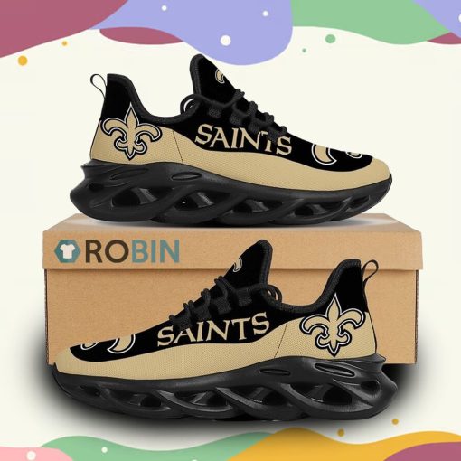NFL New Orleans Saints Max Soul Shoes, New Orleans Saints Merch