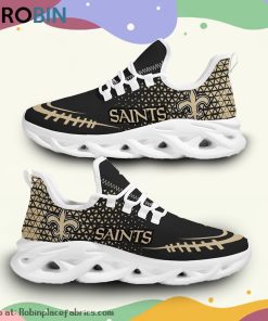NFL New Orleans Saints Max Soul Shoes Sneakers Sport Shoes, New Orleans Saints Team Gifts NFL New Orleans Saints Max Soul Shoes Sneakers Sport Shoes, New Orleans Saints Team Gifts