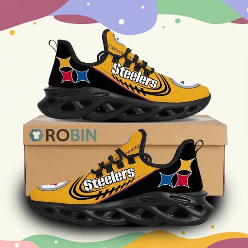NFL Pittsburgh Steelers Sport Shoes, Pittsburgh Steelers Gifts for Fans