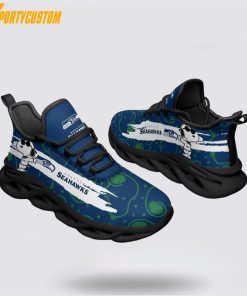 NFL Seattle Seahawks Max Soul Shoes Snoopy, Seattle Seahawks Shoes NFL Seattle Seahawks Max Soul Shoes Snoopy, Seattle Seahawks Shoes