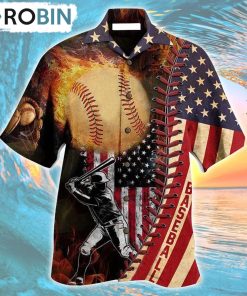 Nothing More America Than Baseball Hawaiian Shirt, Gìt for Summer Shirt