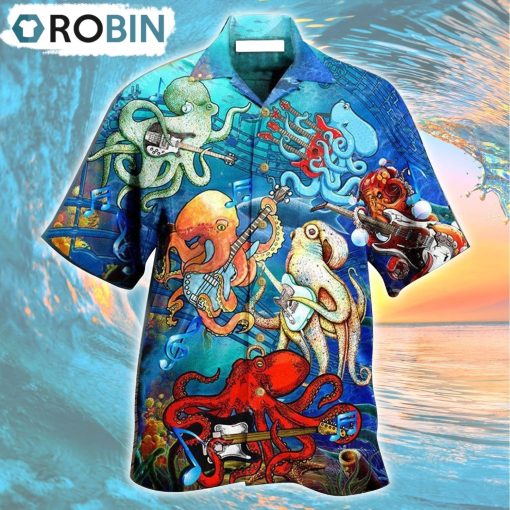 Octopus Rocktopus Happy Hawaiian Shirt, Gìt for Summer Shirt