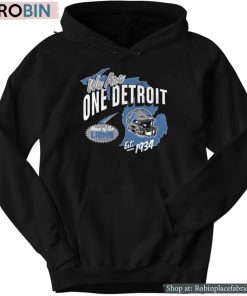 Official Detroit Lions We Are One Detroit 1934 Shirt