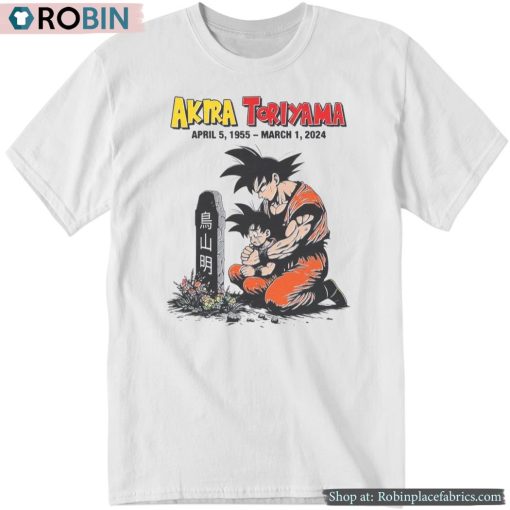 Official Rip Akira Toriyama Dragon Ball Z Shirt