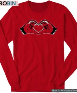 Official Travis Kelce Heart Hands Shirt