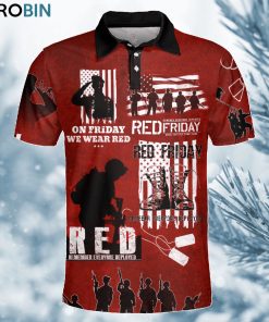 On Friday We Wear Red Polo Shirt On Friday We Wear Red Polo Shirt