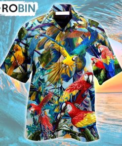 Parrot Really Likes Papaya Hawaiian Shirt, Gìt for Summer Shirt