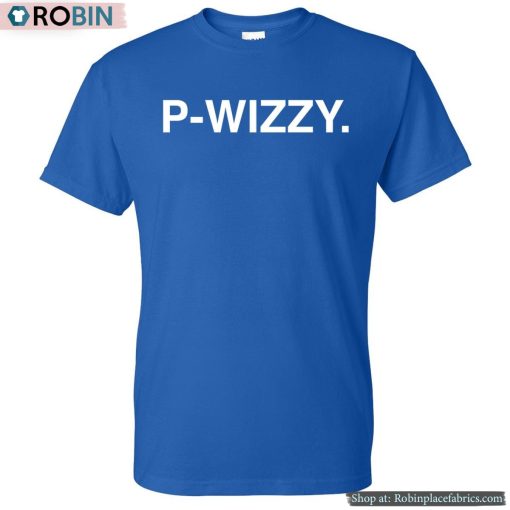 Patrick Wisdom Wearing P Wizzy Shirt