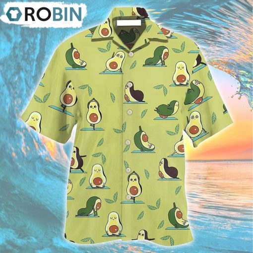 Plays With Happy Avocado So Cute Hawaiian Shirt, Gìt for Summer Shirt