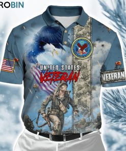 Premium Us Veteran Polo Shirt