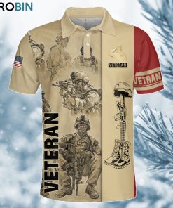 Premium Us Veteran  Polo Shirt Premium Us Veteran  Polo Shirt