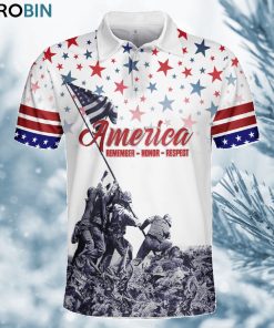 Remember Honor Respect Memorial Day Polo Shirt Remember Honor Respect Memorial Day Polo Shirt