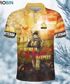 Remember Honor Respect Polo Shirt