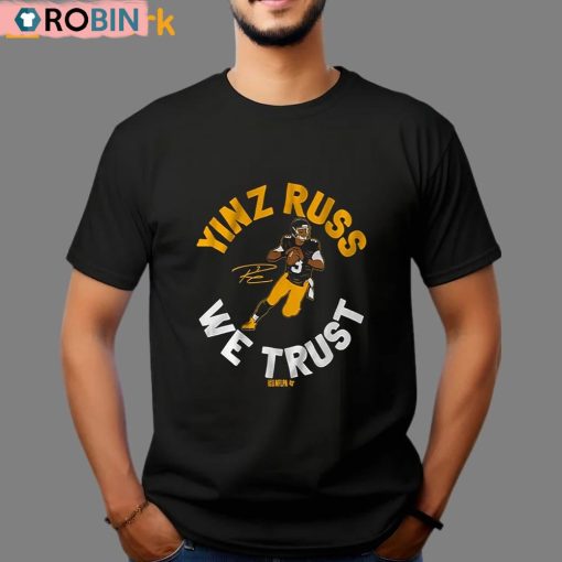 Russell Wilson Yinz Russ We Trust Pittsburgh Football Shirt