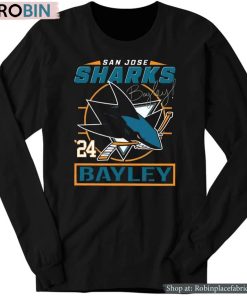 San Jose Sharks 24 Bayley Shirt San Jose Sharks 24 Bayley Shirt