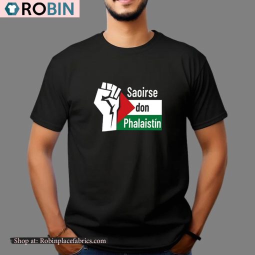 Saoirse Don Phalaistín-freedom For Palestine Essential Shirt