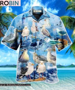 Seagull Bird Stop It Now Hawaiian Shirt