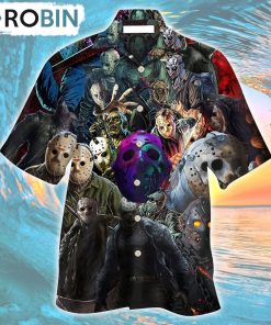 Jason Voorhees Seiral Killers Jason Zombie Hawaiian Shirt, Gìt for Summer Shirt